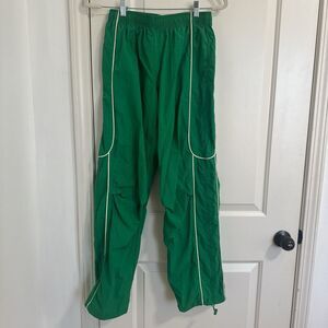 BDG Emerald Joggers with Ivory Piping